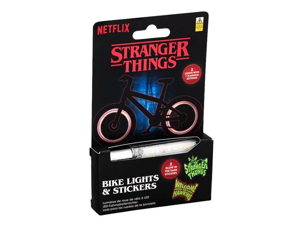 Stranger Things LED világító szelepsapka matricákkal