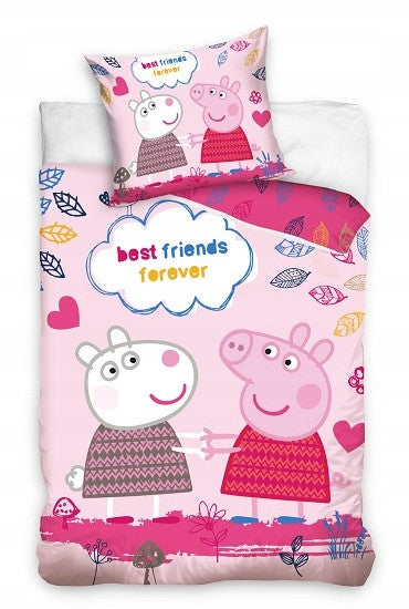Peppa malac mintás pamut ágyneműgarnitúra