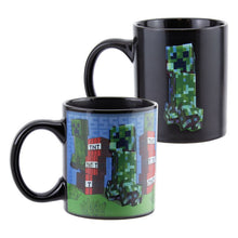 Minecraft Creeper hőre változó bögre-0