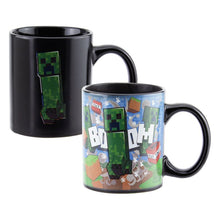 Minecraft Creeper hőre változó bögre-1