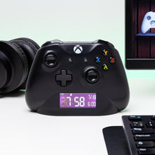 Fekete Xbox kontroller formájú ébresztőóra