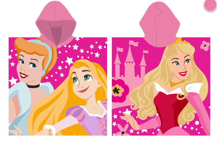 Disney Hercegnők mintás pamut gyerek poncsó