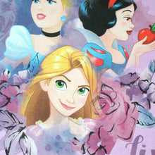 Világosrózsaszín téli pamut gyerek pizsama Disney Hercegnők mintával