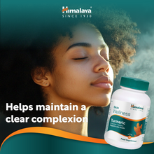 Himalaya Skin Wellness Turmeric 60 tablets food supplement bottle