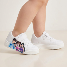 Kids White Sneakers – KPop Music Style (2–12 Years)-5