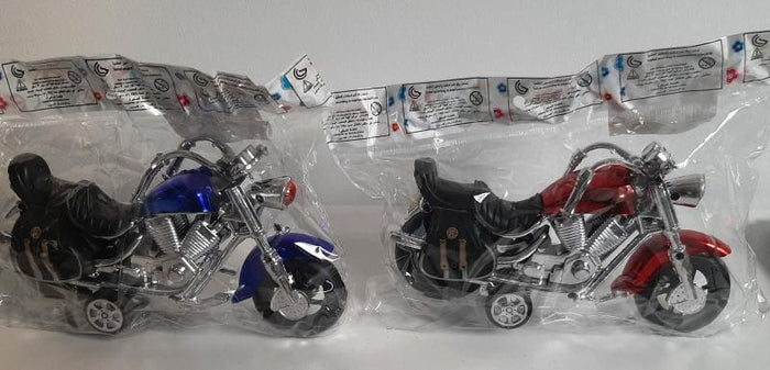 Kék chopper játék motor 19x10 cm