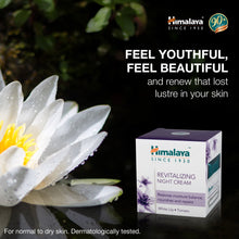 Himalaya Revitalizing Night Cream 50g jar for normal to dry skin