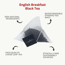 English Breakfast fekete tea piramis filterekkel