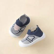 Sötétkék csúszásgátló sneaker zokni gyerekeknek