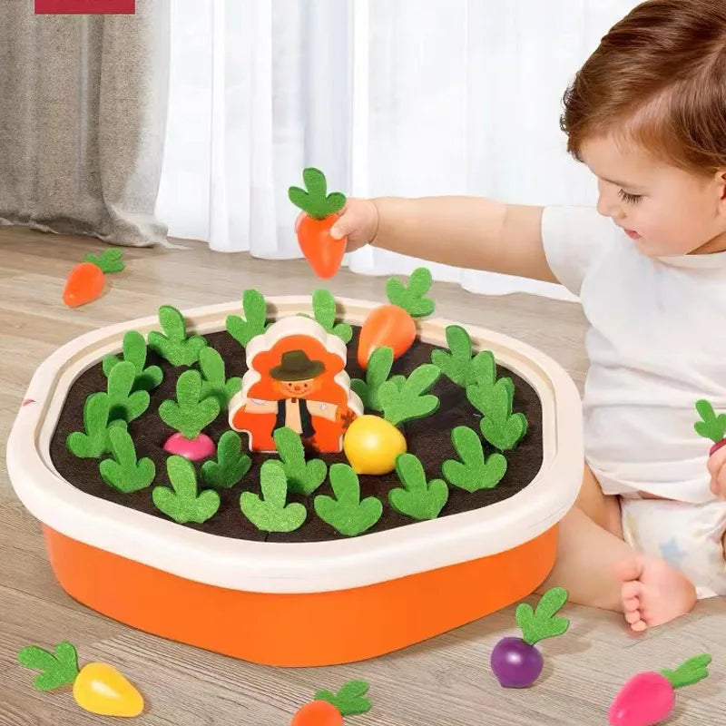 Montessori memóriajáték veteményeskerttel