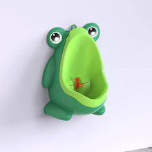 Kék béka formájú fali piszoár gyerekeknek