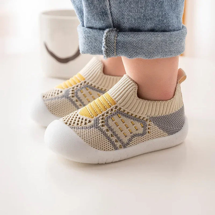 Sötétkék csúszásgátló sneaker zokni gyerekeknek
