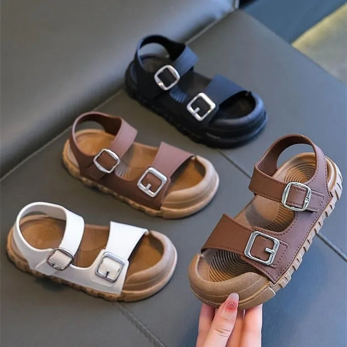 Children's Sandals with Toe Protection, Ages 1–10 Years-0