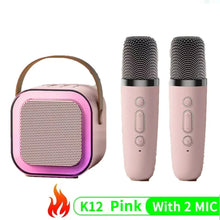 Fehér mini Bluetooth karaoke szett 1 mikrofonnal
