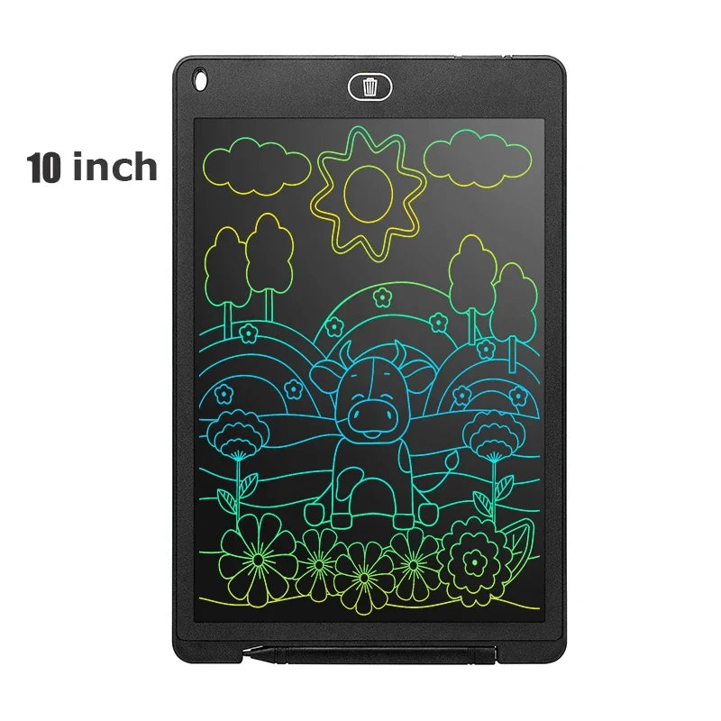 Rózsaszín 12 hüvelykes LCD rajztábla gyerekeknek