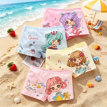 Girls Mermaid Cotton Boxer Pack 4 Pcs – Ages 2–10-2