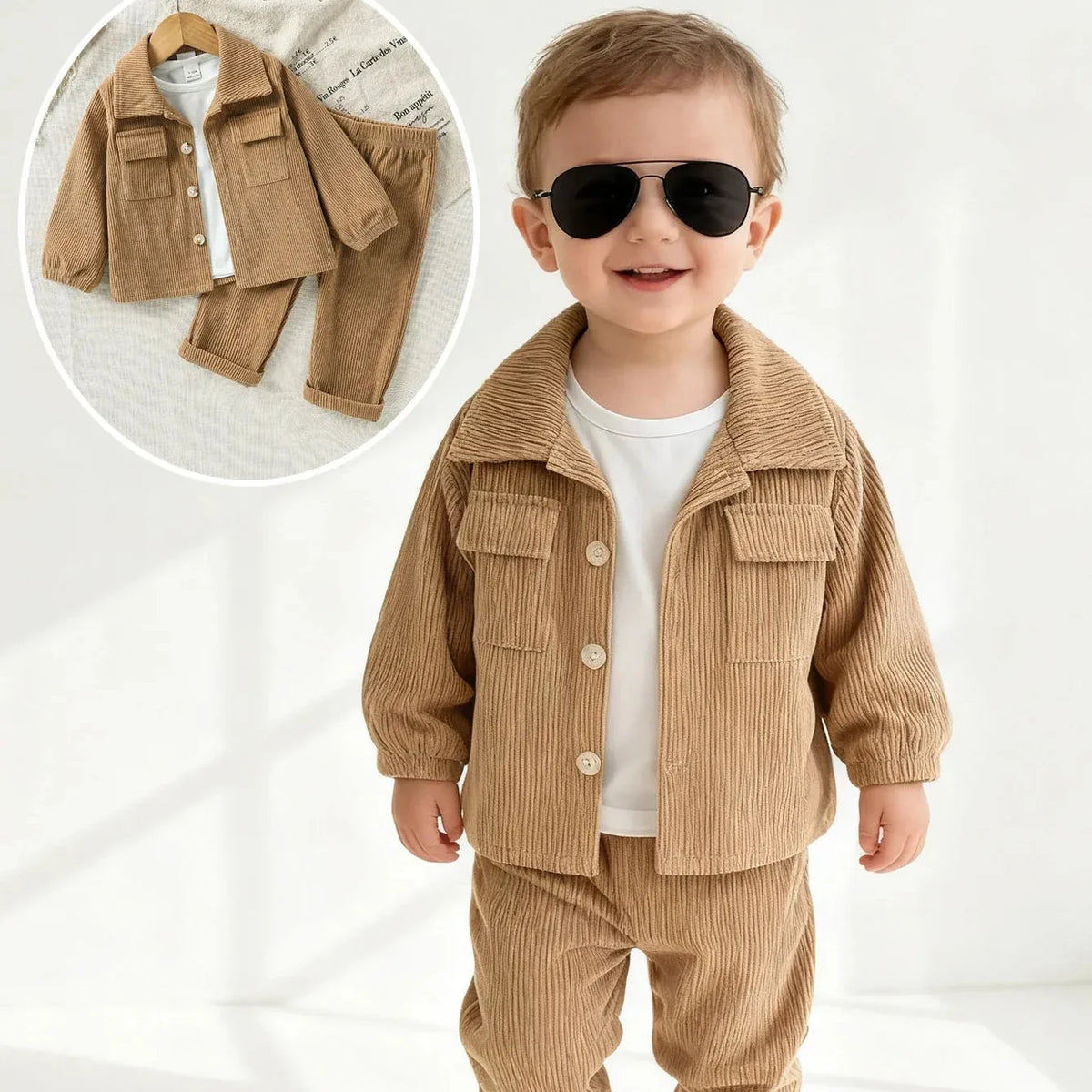 Baby Boy Jacket & Pants Set – 3–24 Months-0