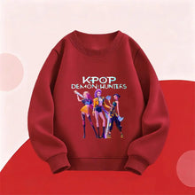 KPop ihletésű rózsaszín gyerek pulóver