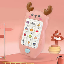 Rózsaszín baba telefon játék rágókával