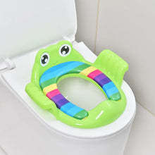 Gyermek WC-szűkítő békás mintával