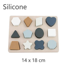 Montessori formaberakó puzzle geometriai formákkal
