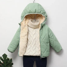 Kapucnis, cipzáras bélelt gyerekdzseki