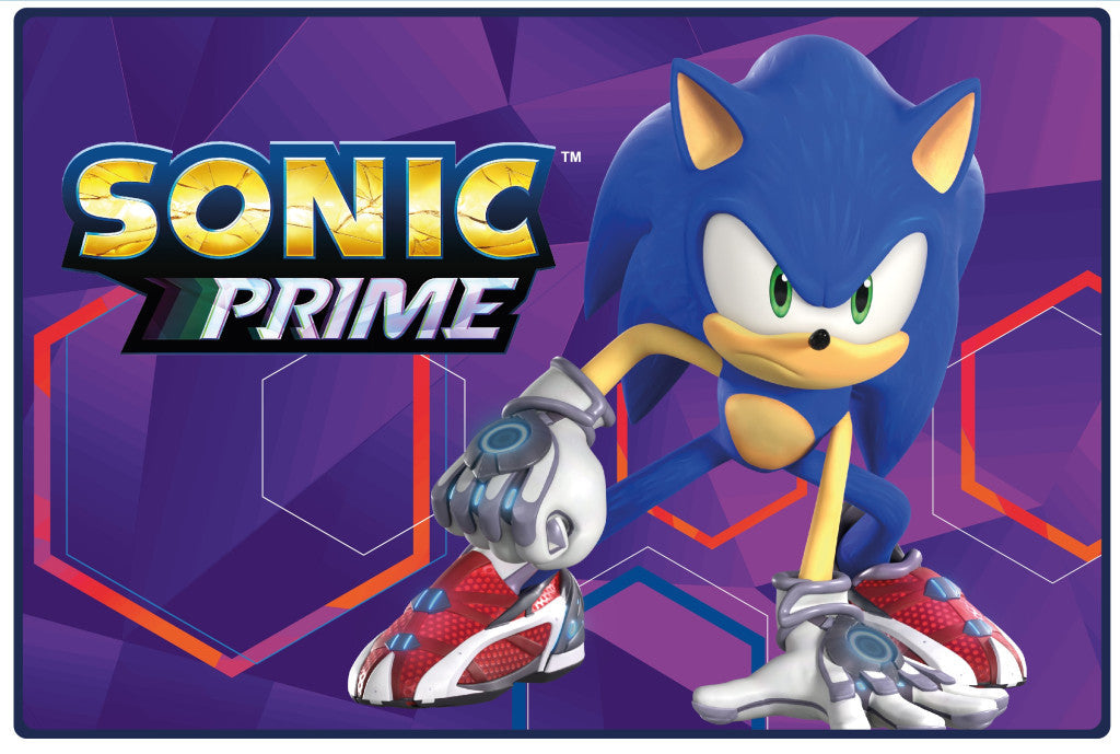 Sonic a sündisznó mintás fürdőszobai kilépő 80 x 120 cm