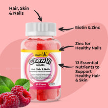 Hair Skin & Nails Gummies - Raspberry Flavour-2