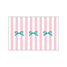 Blue bow knot entryway doormat for indoor or covered doorway