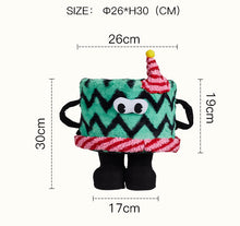 Little monster woven storage basket for organizing small household items