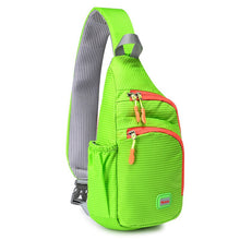 Kék outdoor sling táska kulacstartóval