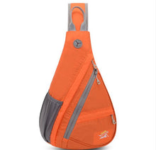 Fekete nylon sling táska