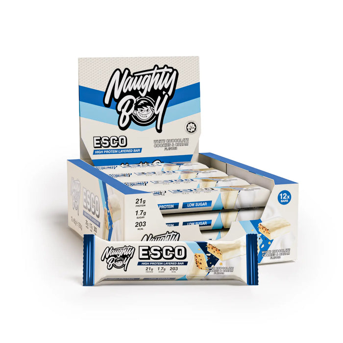 ESCO Protein Bars - White Chocolate Cookies & Cream-0
