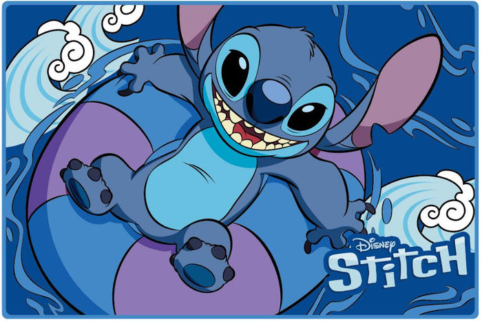 Szörföző Stitch mintás fürdőszobai kilépő 80 x 120 cm
