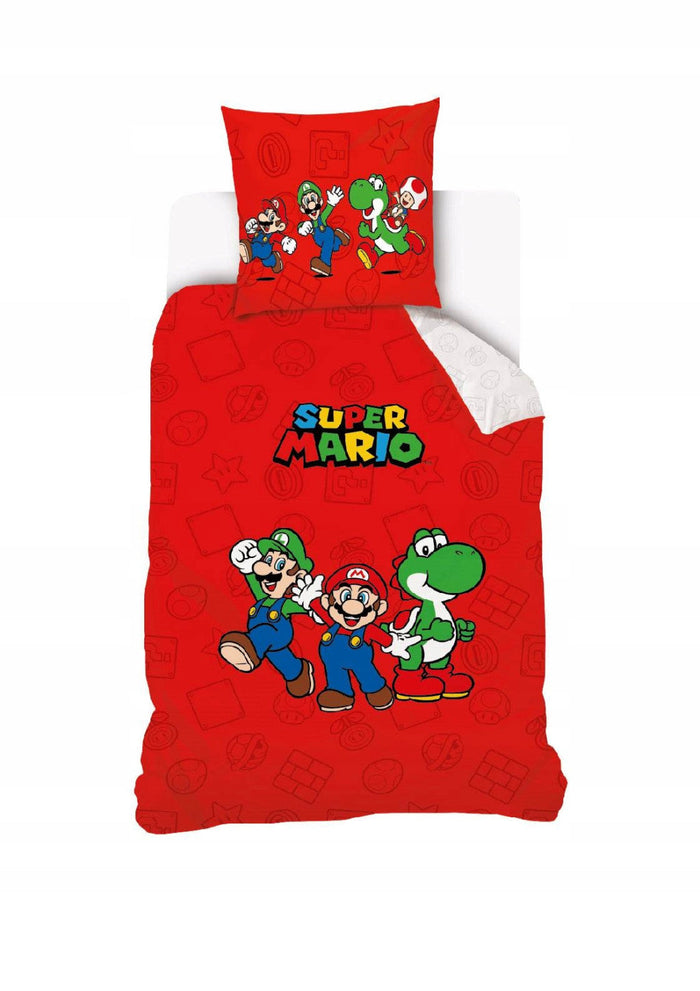 Super Mario mintás ágyneműhuzat garnitúra