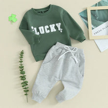Gyerek melegítőszett Lucky felirattal