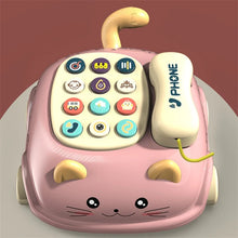 Montessori Musical Toy Telephone Cat-2