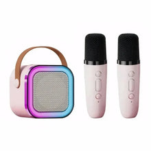 Fehér mini Bluetooth karaoke szett 1 mikrofonnal