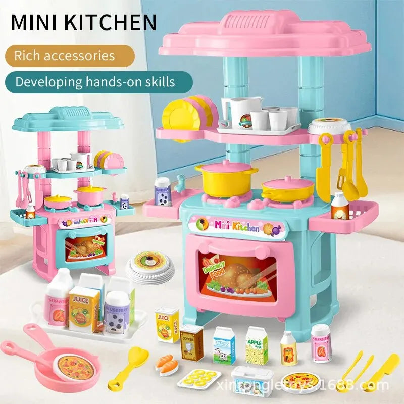 Játék konyhaszett mini étkészlettel