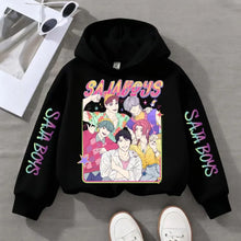 KPop ihletésű színes gyerek kapucnis pulóver