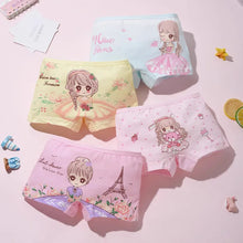 Girls Mermaid Cotton Boxer Pack 4 Pcs – Ages 2–10-6