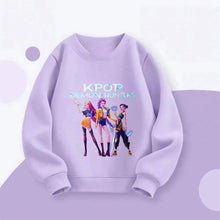 KPop ihletésű rózsaszín gyerek pulóver