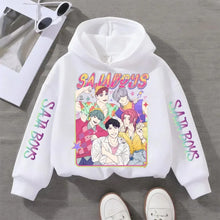 KPop ihletésű színes gyerek kapucnis pulóver