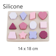 Montessori formaberakó puzzle geometriai formákkal