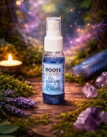 Sleepy Potion crystal-infused relaxation spray bottle