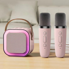 Fehér mini Bluetooth karaoke szett 1 mikrofonnal