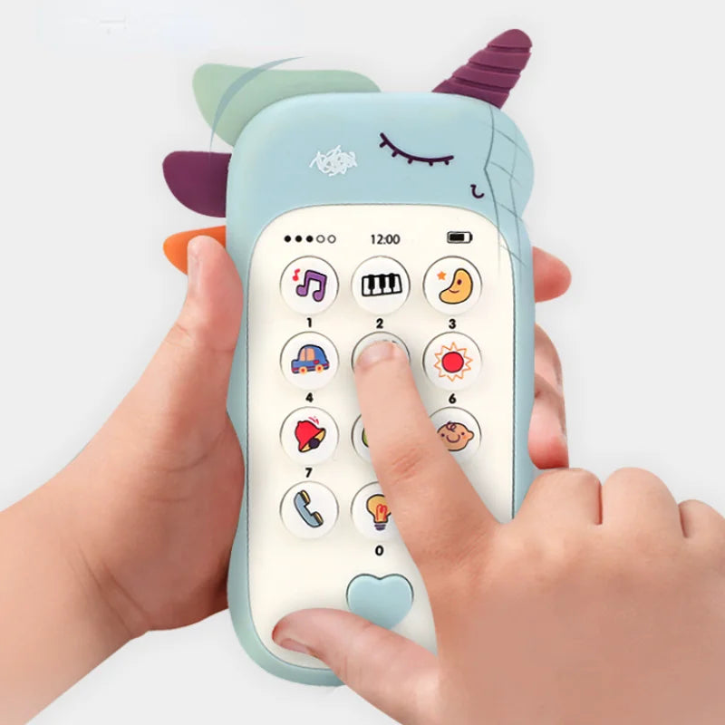 Rózsaszín baba telefon játék rágókával