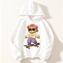 RocketBaby Streetwear Bear gyerek pulóver gördeszkás maci mintával