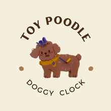 Dachshund-shaped acrylic wall clock for playful dog lover home decor