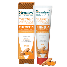 Himalaya Botanique turmeric and coconut oil whitening antiplaque toothpaste 113 g